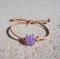Leather Sea Glass Bracelet Beach Glass Bracelet Adjustable Handmade Beach Bracelet Gift for Mermaids Sea Glass Jewelry Leather Bracelet product 5